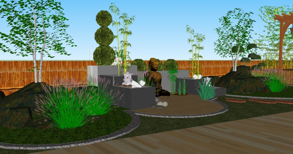Japanese Garden design by Life Green Systems 